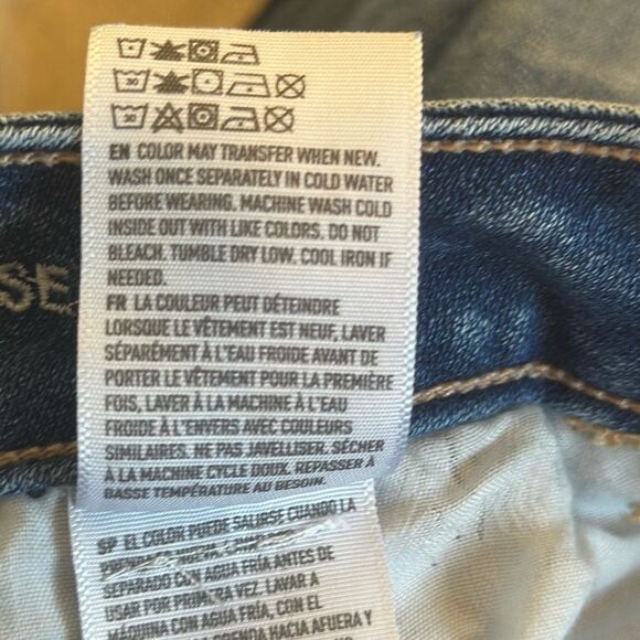 American Eagle Hi Rise Jegging Jeans Womens 10 Super Stretch Legging Denim AE - Picture 10 of 11